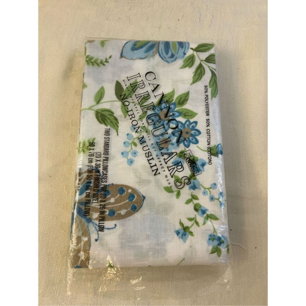 2 Cannon Pillow Case USA 20x30 no iron irregulars new‎